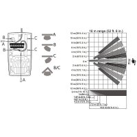 Aritech VE1016 Bewegungsmelder PIR, 16m
