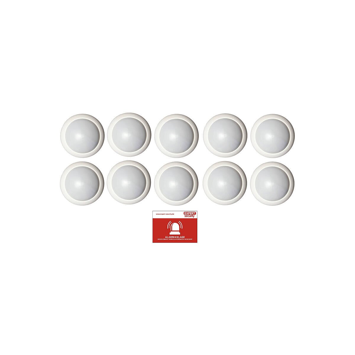 10er Set Aritech DD666-D Dual-Deckenmelder VdS-B