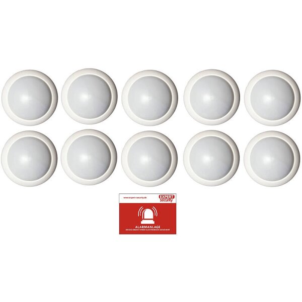 10er Set Aritech DD666-D Dual-Deckenmelder VdS-B