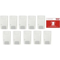 10er Set BW-Melder Aritech VE1012-D PIR 12m VdSB