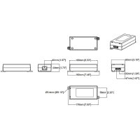 AXIS TU8004 90W Midspan, 1 Port