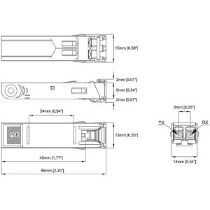 Axis T8611 SFP Modul LC.LX