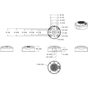 AXIS D6310 Sensor für Luftqualität in Innenräumen