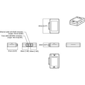 AXIS T8643 Medienkonverter, PoE+ über Coax