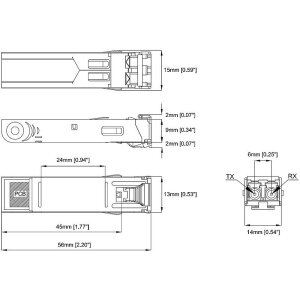 AXIS T8612 SFP Modul LC.SX