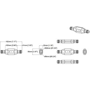 AXIS T8129-E PoE-Extender für den Außenbereich