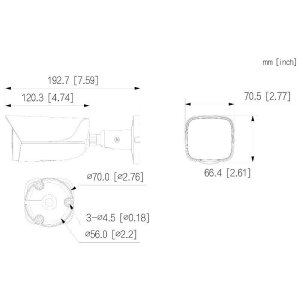 Dahua IPC-HFW3249EP-S-IL-0280B IP-Kamera 1080p T/N