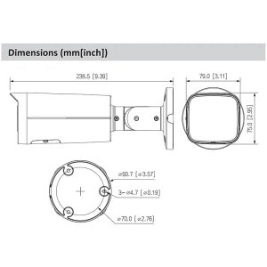Dahua IPC-HFW3449TP-ZS-IL IP-Kamera 4MPx TN IR PoE