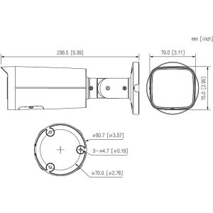 Dahua IPC-HFW3449T-ZAS-IL IP-Kamera 4MPx TN IR PoE