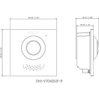 Dahua - VTO4202F-P-S3 - Kamera Modul - Hybrid