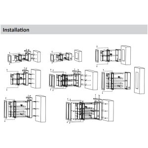 Dahua - VTO4202FB-P-S3 - Kamera Modul - Hybrid