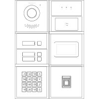 Dahua - VTO4202FB-MB1 - 1 Knopf Modul