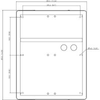 Dahua - VTM06R6 - Aufputz Regendach, 6 Modul