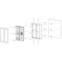 Dahua - VTM06R6 - Aufputz Regendach, 6 Modul