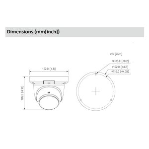 Dahua IPC-HDW3449QMP-S-IL-0280B-B IP-Kamera 4MPx