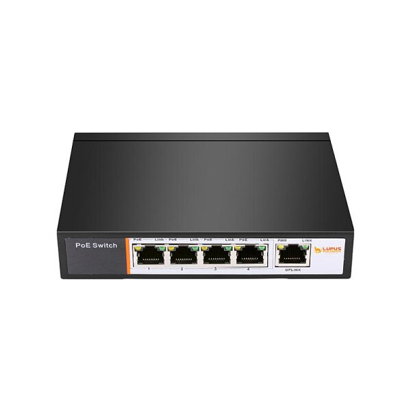 Lupus - 10995 - 4 Kanal PoE Switch
