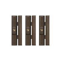 3er ABUS DF88 B AL0125 Dach-Fensterschloss braun