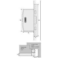 Abus FO400N B + Abus FAS97 B Fenstersicherung Set