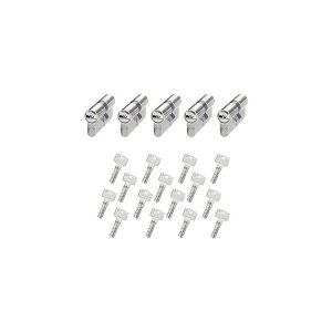 5er Abus Bravus 1000 Doppelzylinder 45/45 15 Schl.