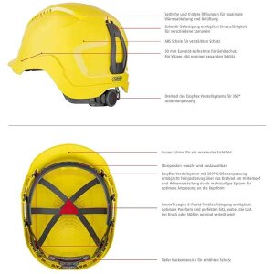 ABUS Scator-E Arbeitsschutzhelm safety orange
