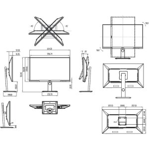 AG Neovo DW2702 27 LCD Monitor WQHD, HDMI