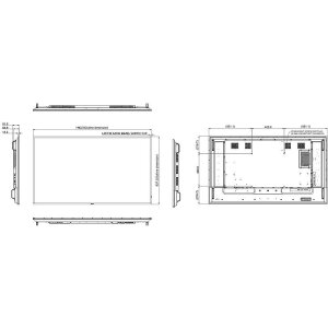 AG Neovo QM-6502 65 LCD Monitor, 4K, UHD