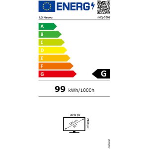 AG Neovo HMQ-5501 54,6 LCD Monitor 4K UHD, HDMI