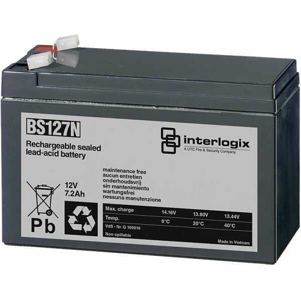 Aritech BS127N Akku 12 Volt/7,2 Ah