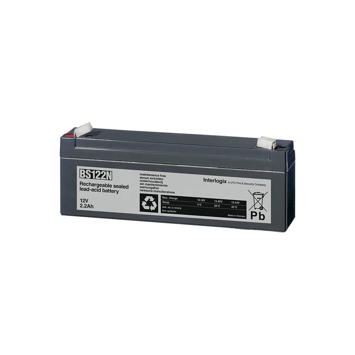 Aritech BS122N Akku 12 Volt/2,2 Ah