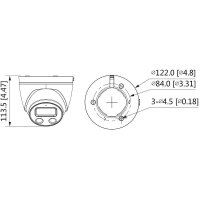 Dahua IPC-HDW5541H-AS-PV-0600B IP-Kamera 5MPx T/N