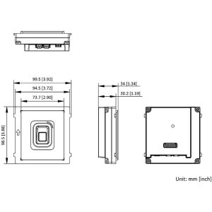 HIKVision DS-KD-MFB/S Fingerprint Kartenlesemodul