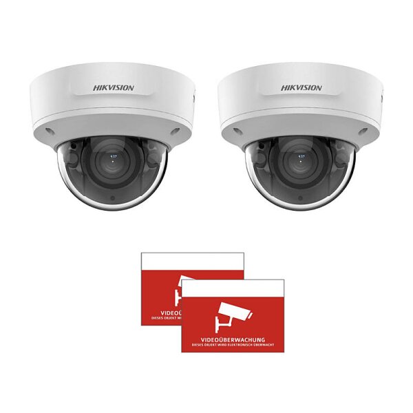 2x HIKVision DS-2CD2743G2-IZS(2.8-12mm) +Aufkleber