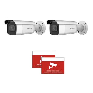 2x HIKVision DS-2CD2643G2-IZS(2.8-12mm) +Aufkleber