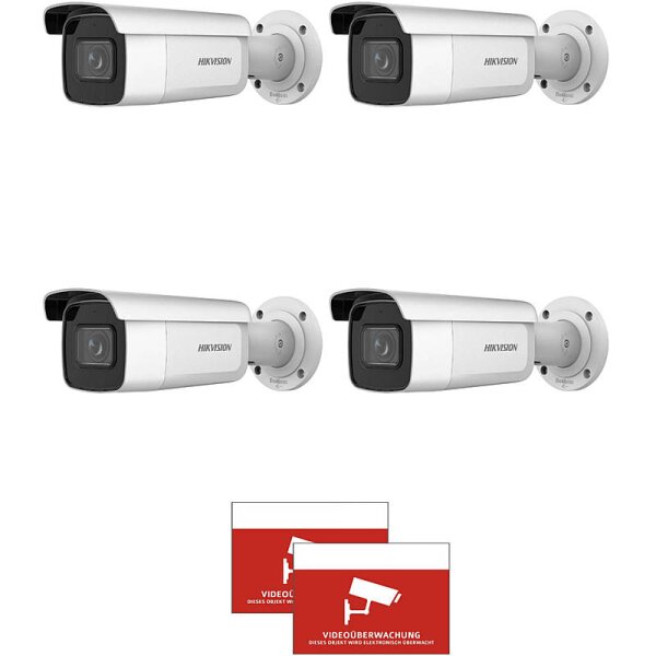 4x HIKVision DS-2CD2643G2-IZS(2.8-12mm) +Aufkleber