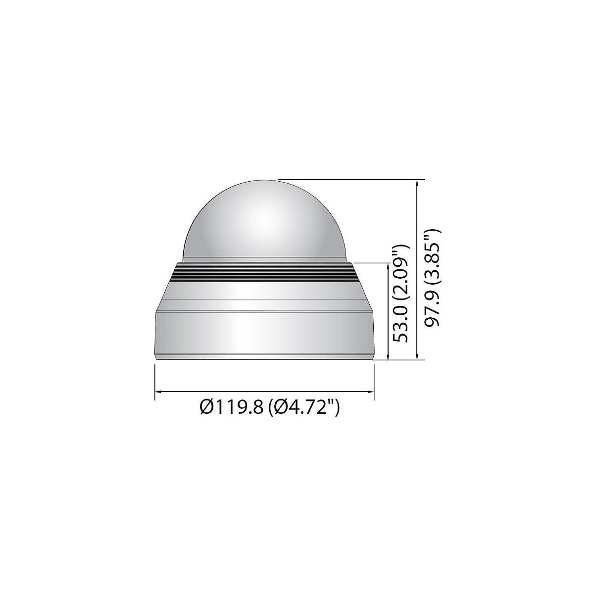 Hanwha SPB-IND6 Kuppel getönt für Dome