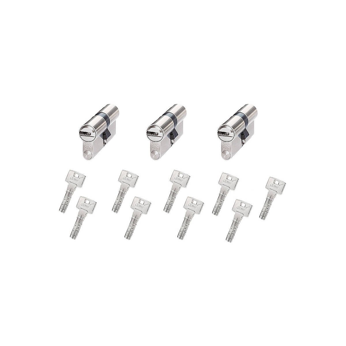 3er Abus Bravus.2500 MX Doppelzyl. 45/45 9 Schl.