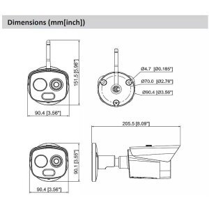 Dahua TPC-BF1241P-D3F4 IP-Thermal Kamera 4MP T/N