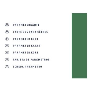 ABUS TECTIQ Parameter Card