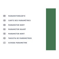 ABUS TECTIQ Parameter Card