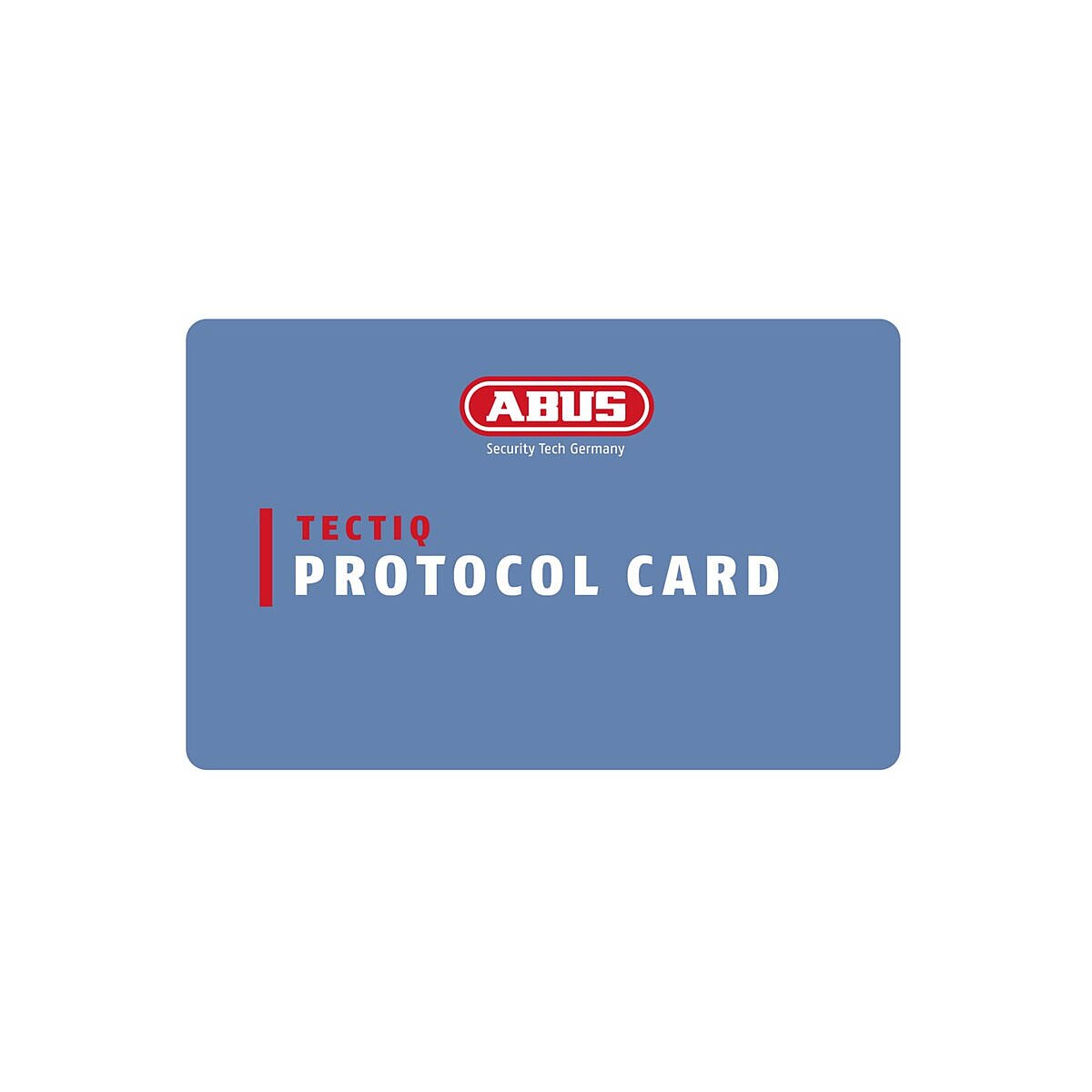 ABUS TECTIQ Protocol Card