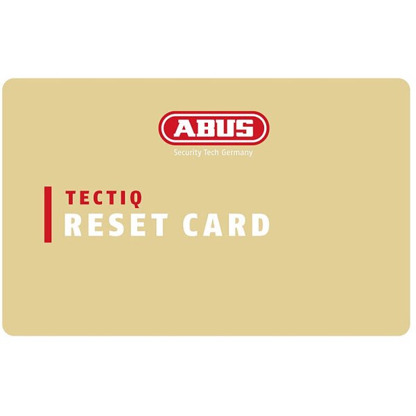 ABUS TECTIQ Reset Card