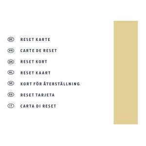 ABUS TECTIQ Reset Card