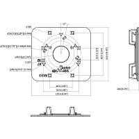 Dahua PFA152-E-B Masthalterung, schwarz