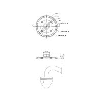 Dahua PFA101 Aufhängeadapter