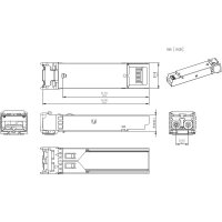 Dahua GSFP-850-MMF SFP Modul 1.25G 850nm 550m