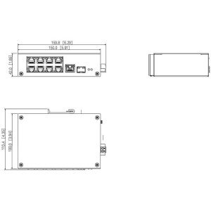 Dahua LR2110-8ET-120-V2 Switch 8-Port, ePoE, SFP