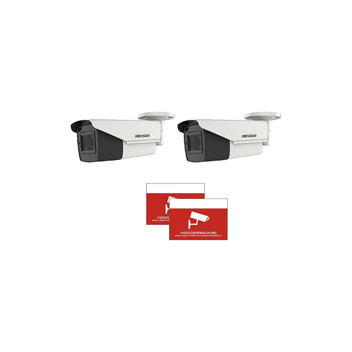 2x HIKVision DS-2CE19H8T-AIT3ZF(2.7-13.5mm)