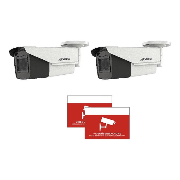 2x HIKVision DS-2CE19H8T-AIT3ZF(2.7-13.5mm)