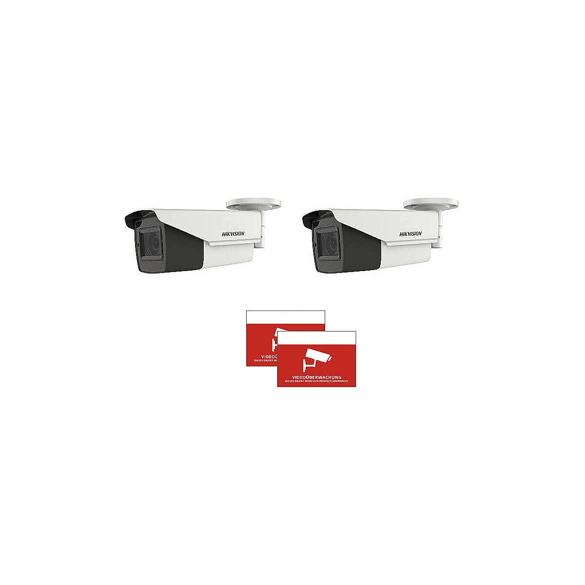 2x HIKVision DS-2CE19U7T-AIT3ZF + Aufkleber