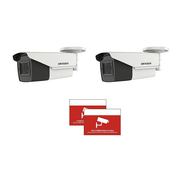 2x HIKVision DS-2CE19U7T-AIT3ZF + Aufkleber